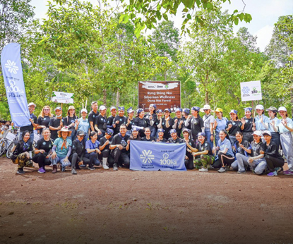 Лес навсегда: во Вьетнаме прошел мониторинг деревьев, высаженных командой «100 га»