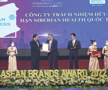 Siberian Wellness стала обладателем престижной премии ASEAN Brands Award 2022 во Вьетнаме