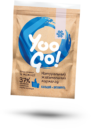 Мармелад Yoo Go (кальций + витамин d3)