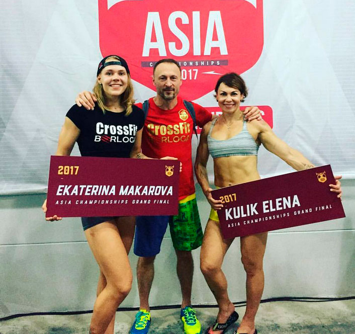 Серебряные призенры Кубка Азии Crossfit: Елена Кулик и Екатерина Макарова